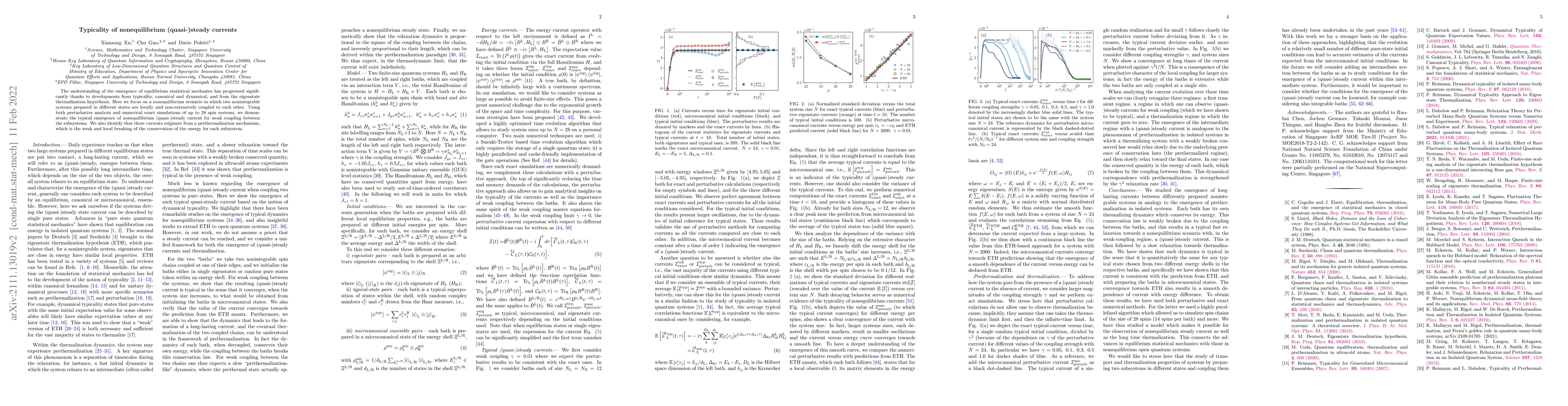 Thumbnail for Typicality of nonequilibrium (quasi-)steady currents
