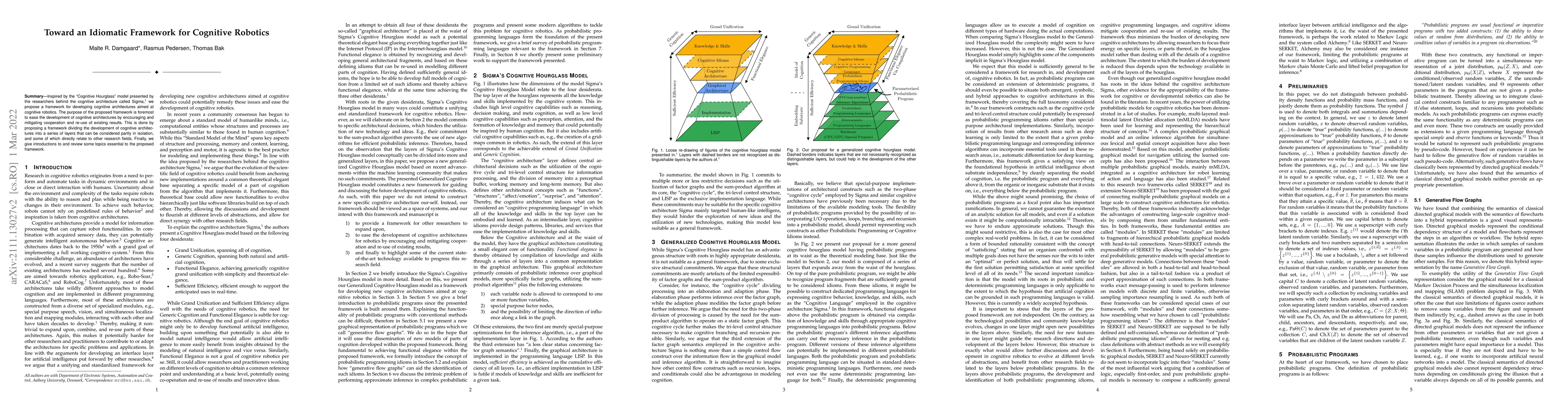 Thumbnail for Toward an Idiomatic Framework for Cognitive Robotics