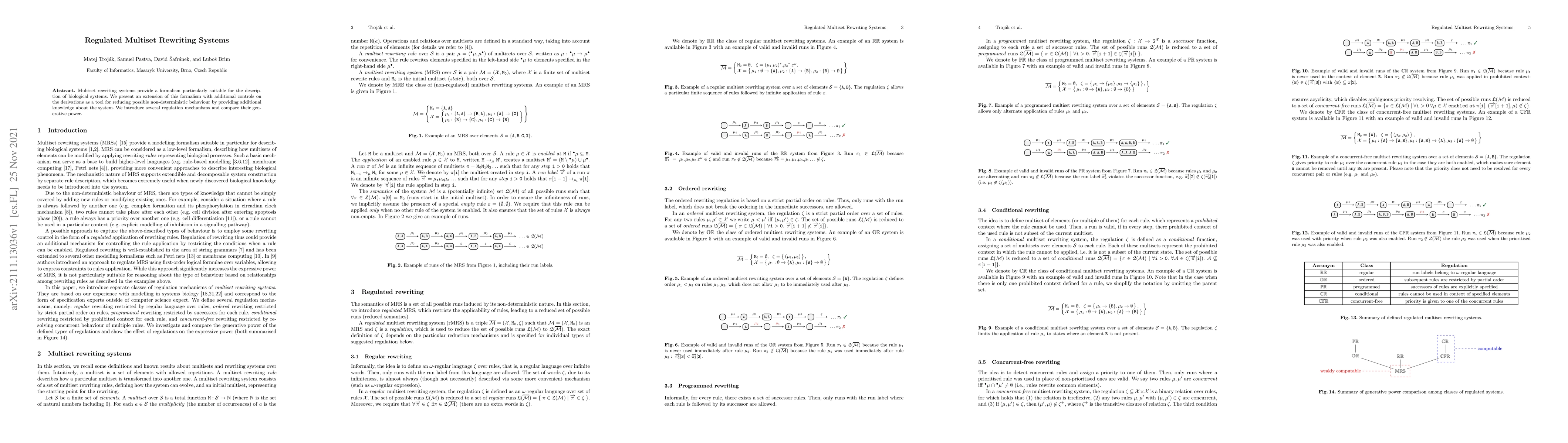 Thumbnail for Regulated Multiset Rewriting Systems