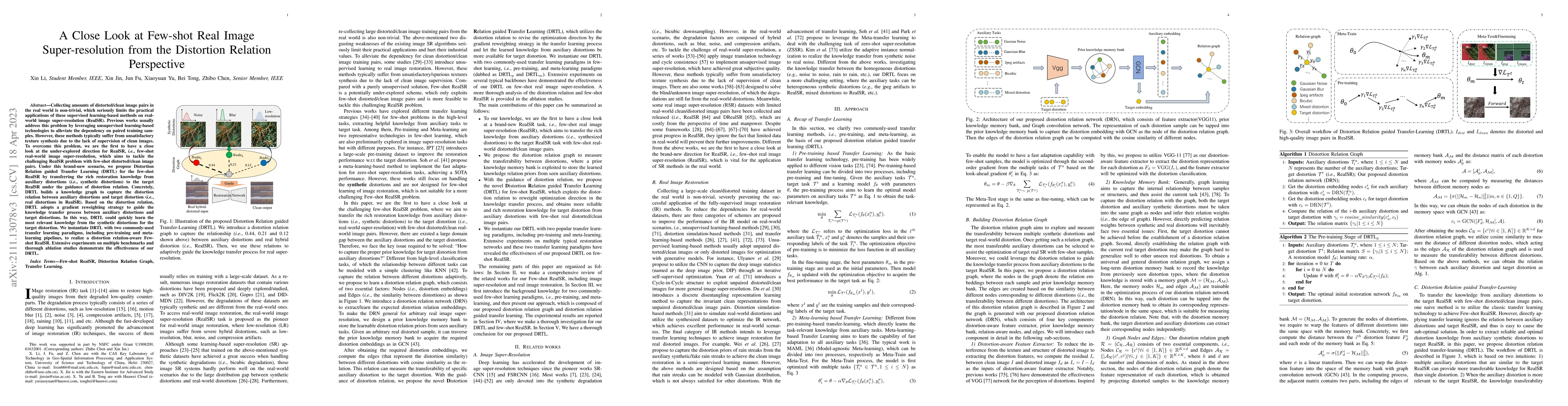 Thumbnail for A Close Look at Few-shot Real Image Super-resolution from the Distortion
  Relation Perspective
