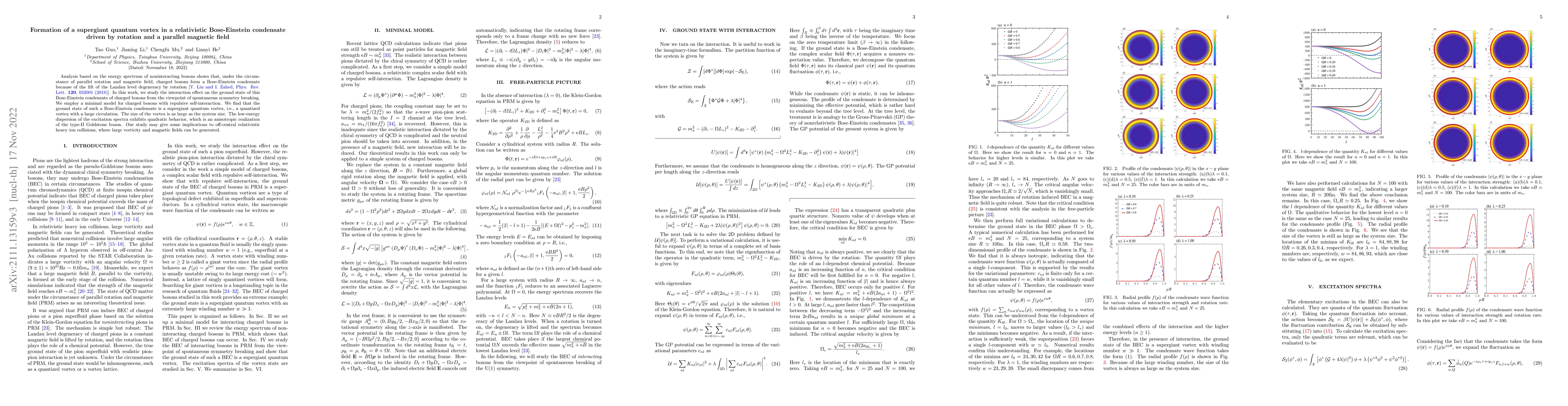 Thumbnail for Formation of a supergiant quantum vortex in a relativistic Bose-Einstein
  condensate driven by rotation and a parallel magnetic field