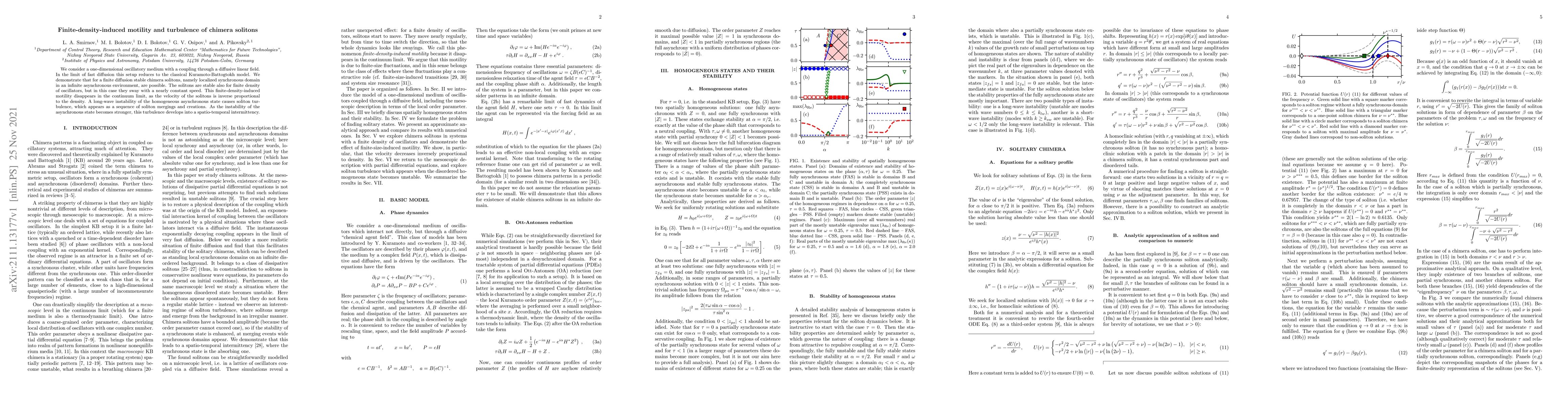 Thumbnail for Finite-density-induced motility and turbulence of chimera solitons