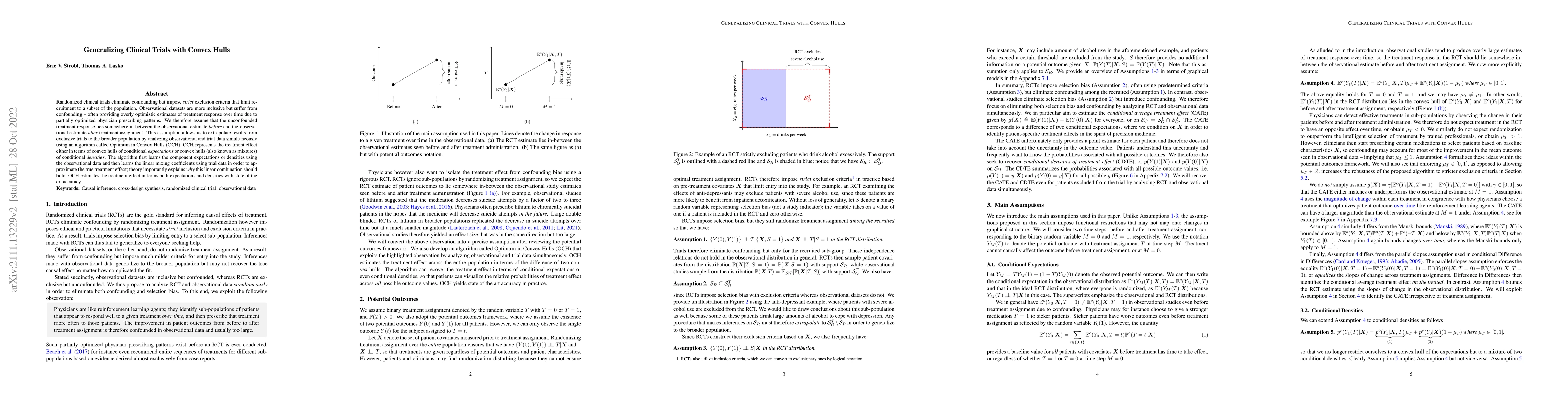 Thumbnail for Generalizing Clinical Trials with Convex Hulls