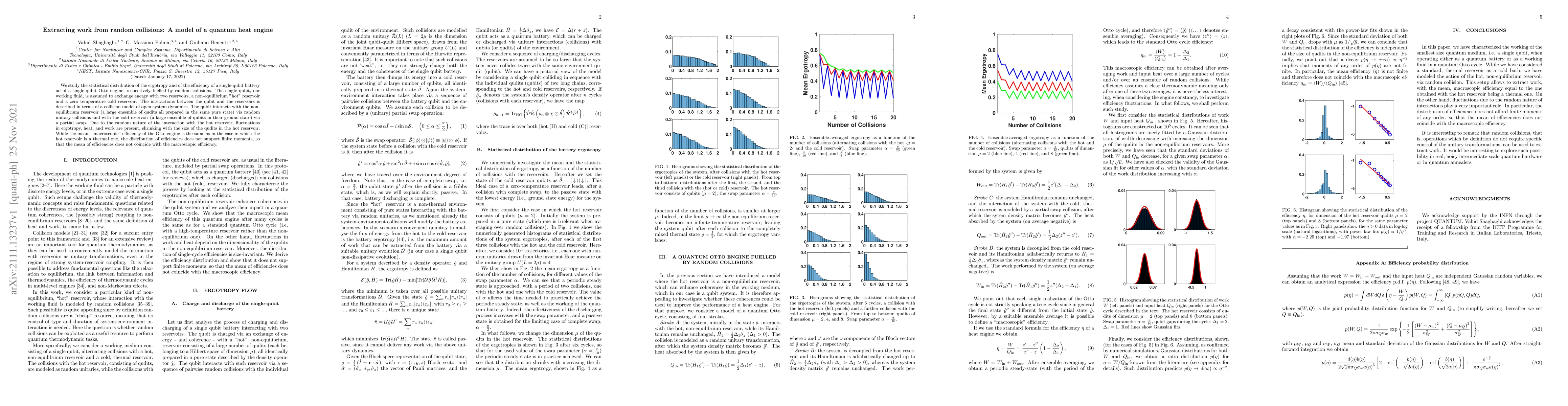 Thumbnail for Extracting work from random collisions: A model of a quantum heat engine
