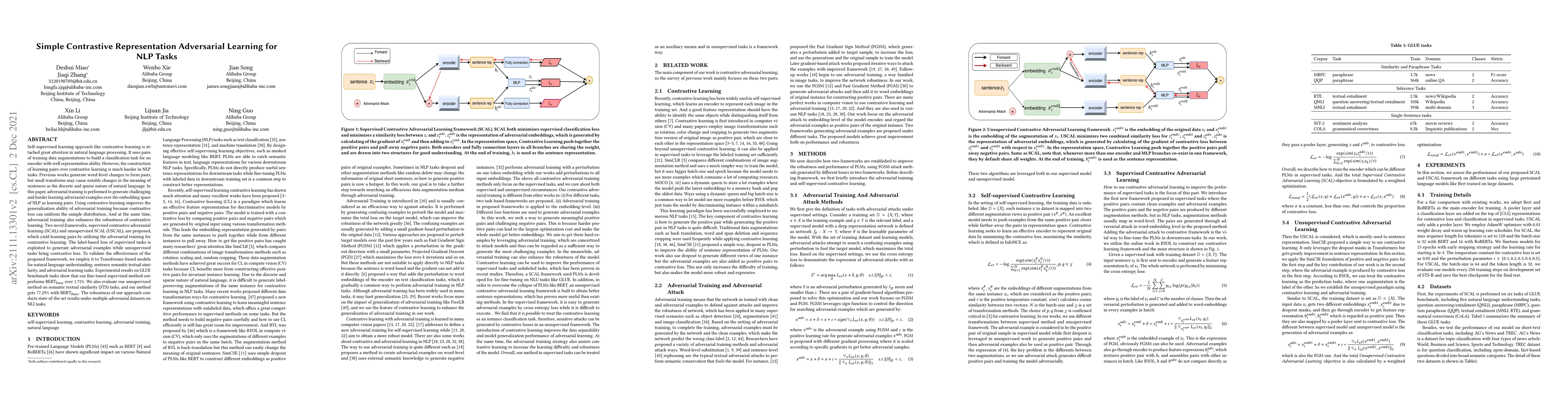 Thumbnail for Simple Contrastive Representation Adversarial Learning for NLP Tasks