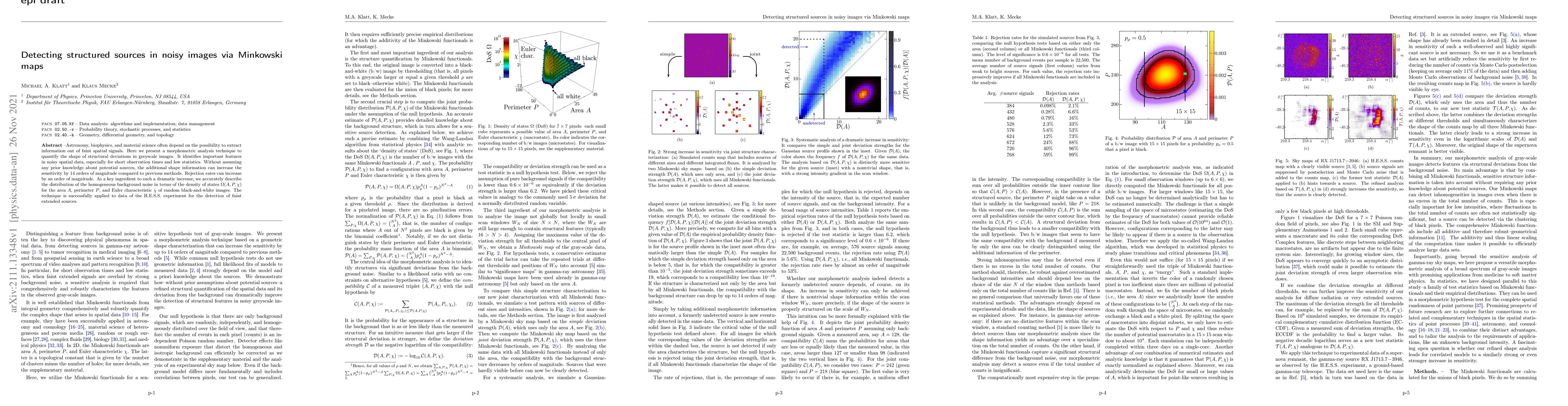 Thumbnail for Detecting structured sources in noisy images via Minkowski maps