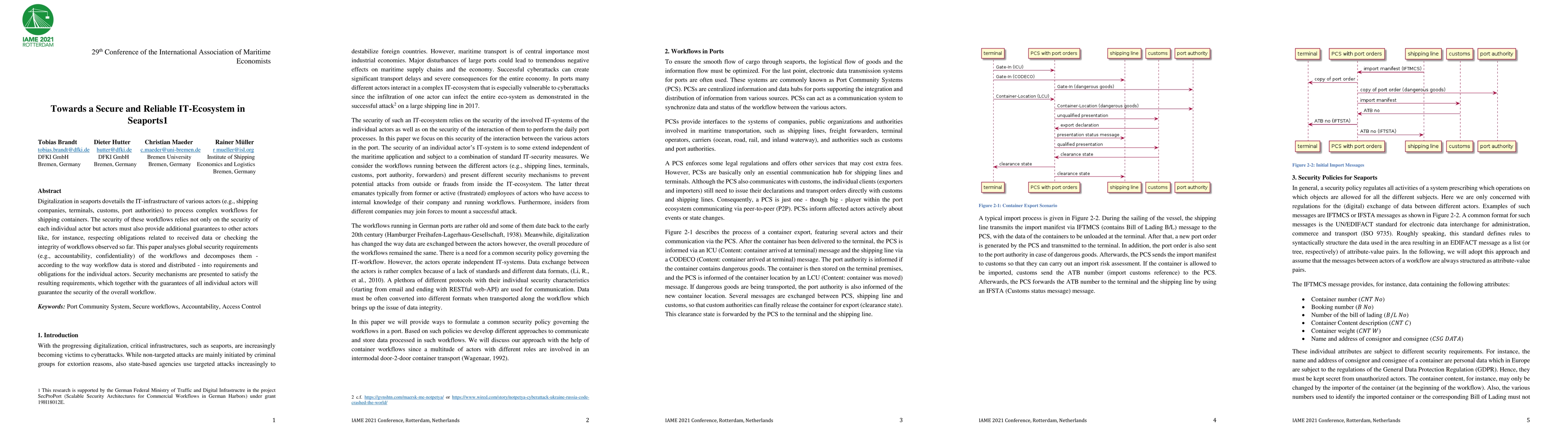 Thumbnail for Towards a Secure and Reliable IT-Ecosystem in Seaports
