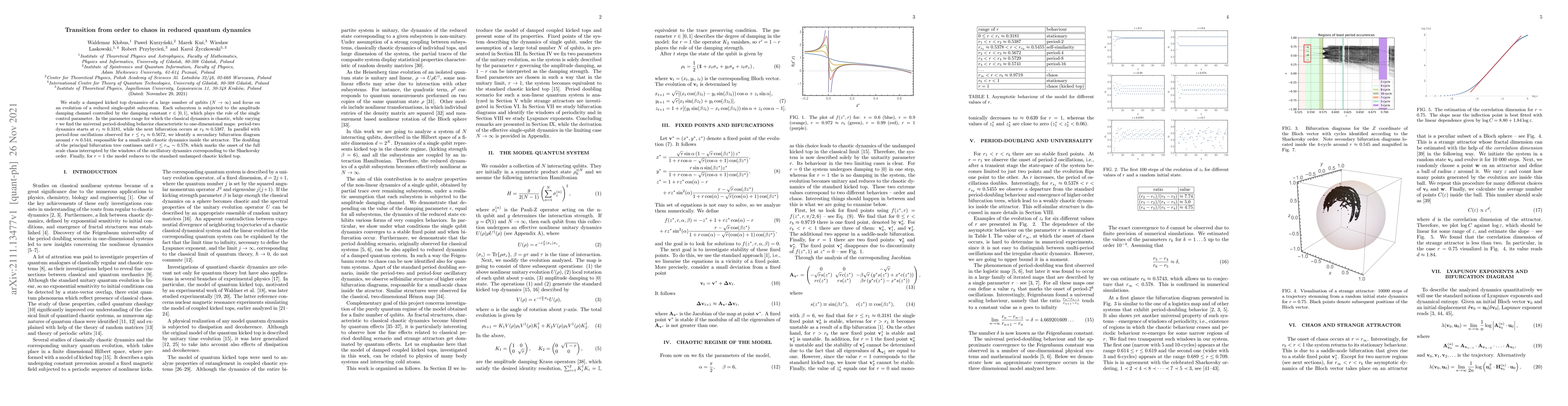 Thumbnail for Transition from order to chaos in reduced quantum dynamics