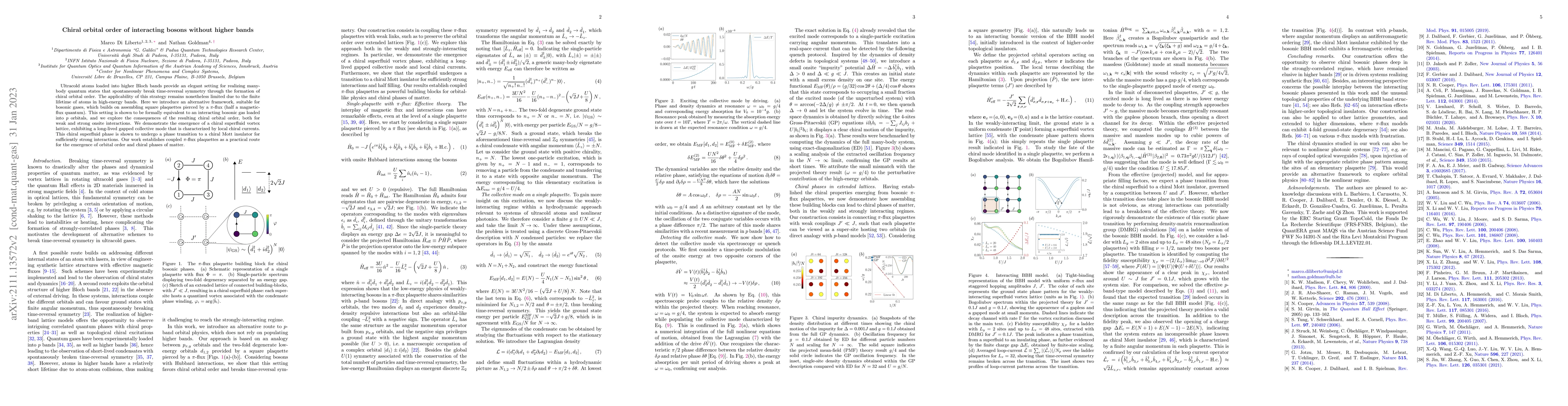 Thumbnail for Chiral orbital order of interacting bosons without higher bands