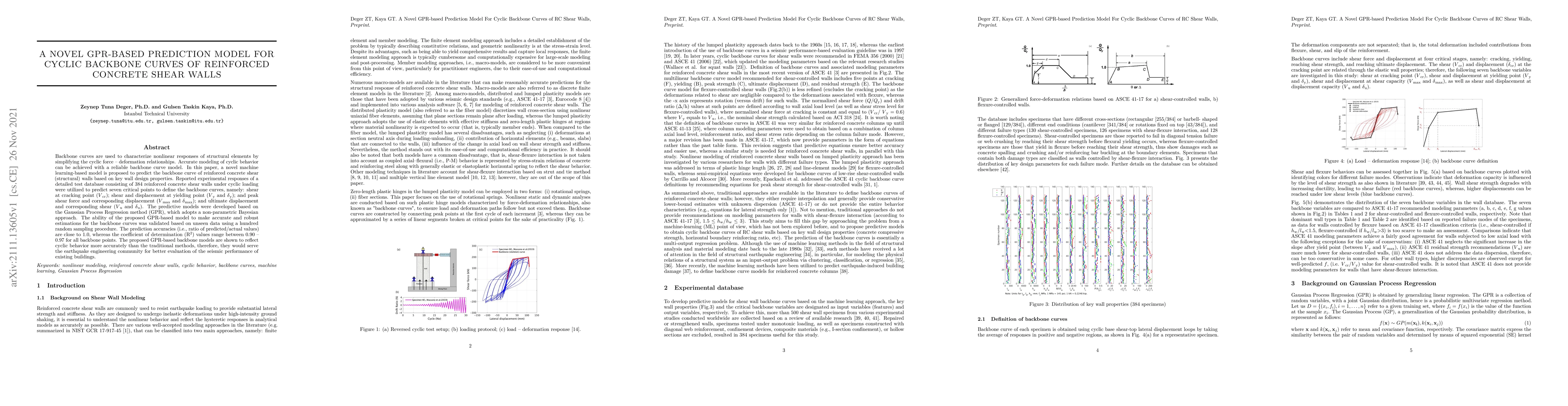 Thumbnail for A Novel GPR-Based Prediction Model for Cylic Backbone Curves of
  Reinforced Concrete Shear Walls