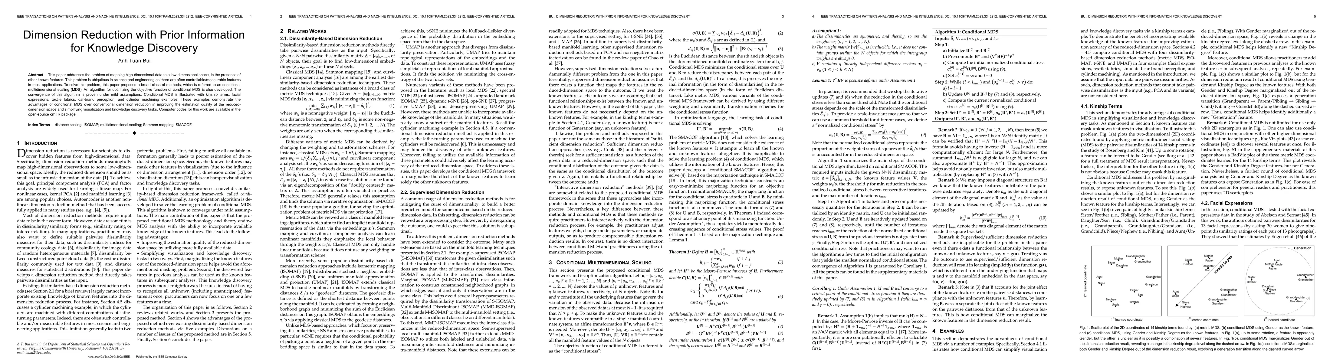 Thumbnail for Dimension Reduction with Prior Information for Knowledge Discovery