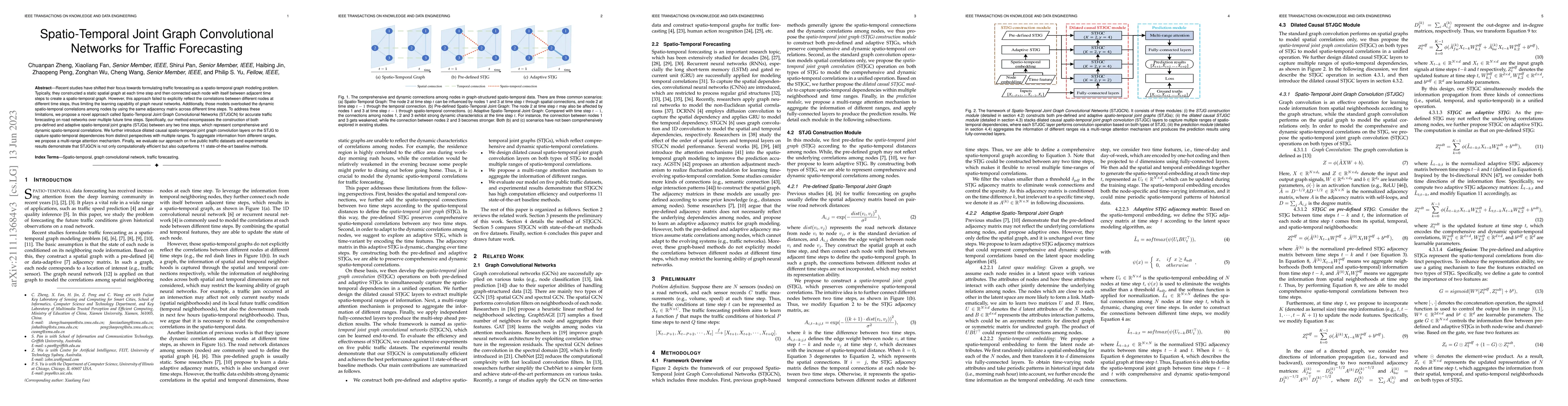 Thumbnail for Spatio-Temporal Joint Graph Convolutional Networks for Traffic
  Forecasting