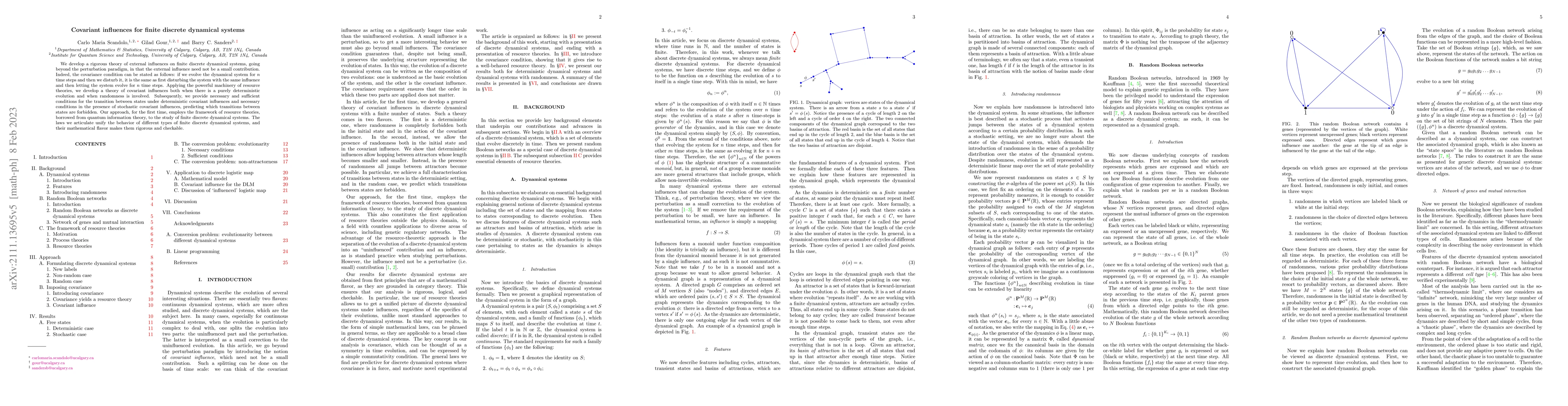 Thumbnail for Covariant influences for finite discrete dynamical systems