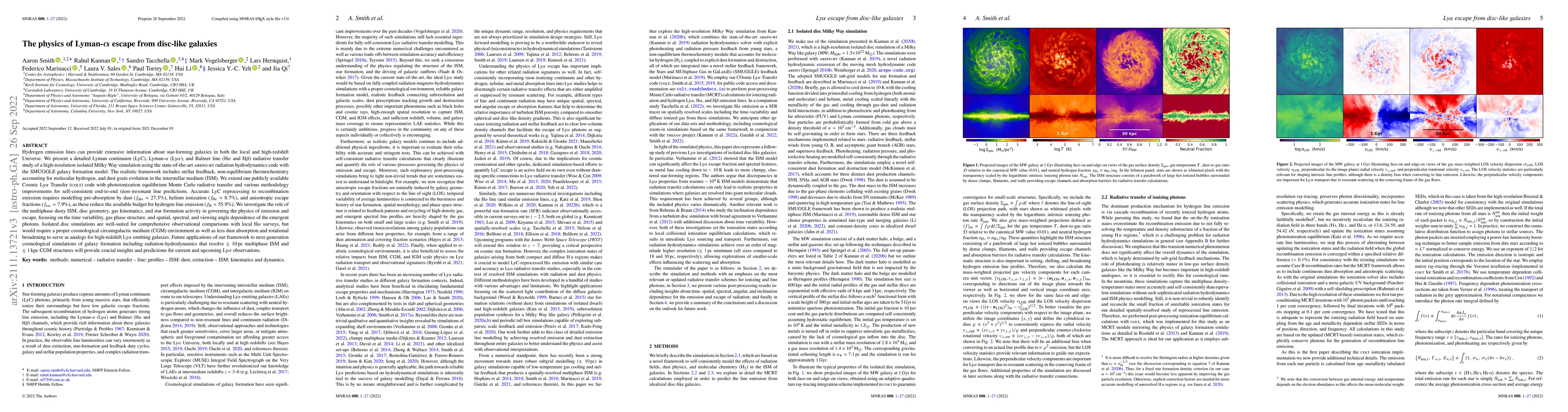 Thumbnail for The physics of Lyman-alpha escape from disc-like galaxies