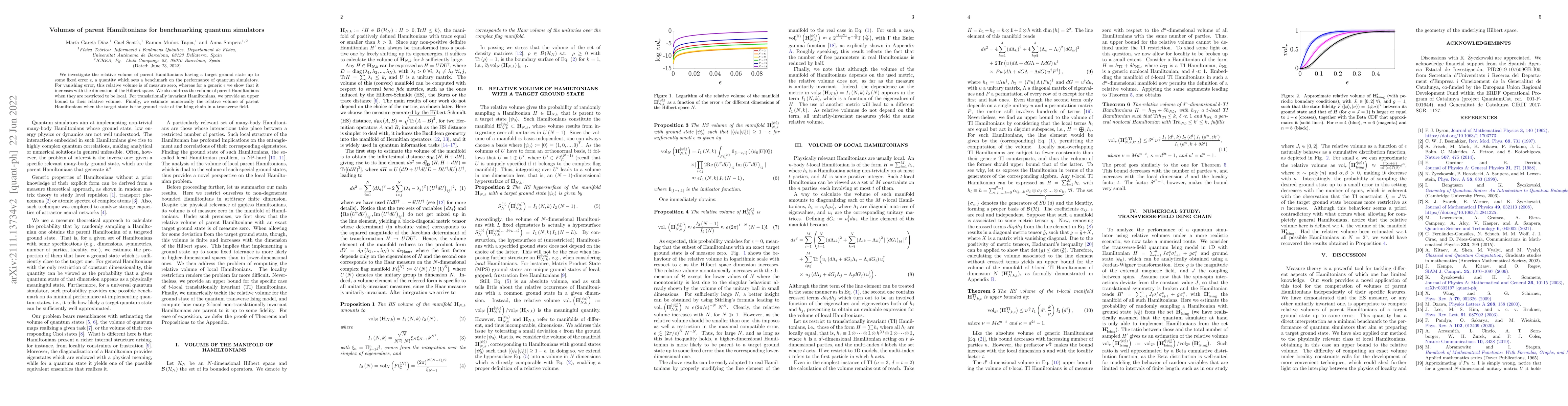 Thumbnail for Volumes of parent Hamiltonians for benchmarking quantum simulators