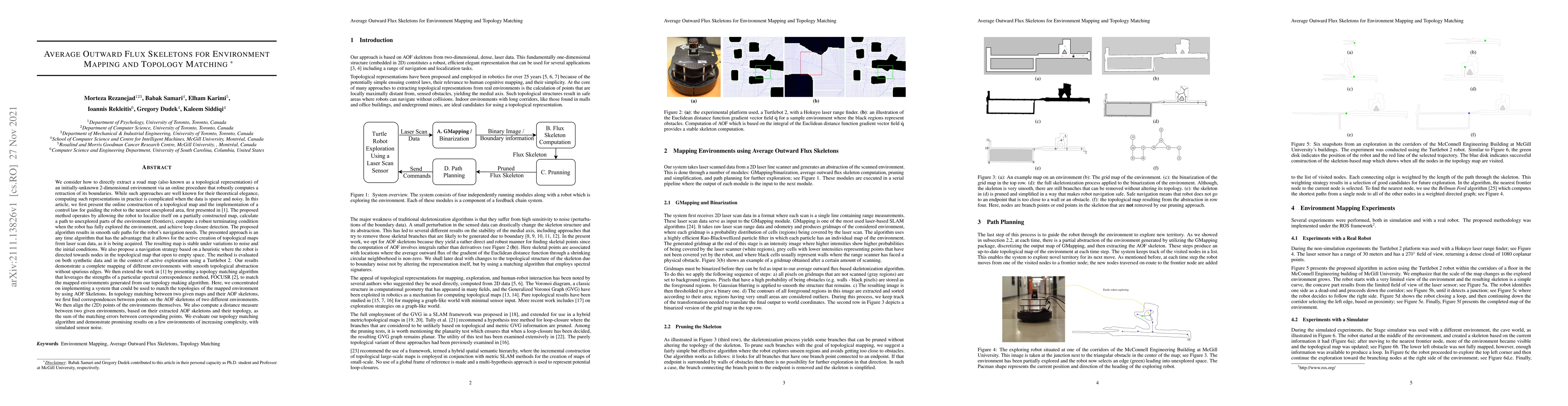 Thumbnail for Average Outward Flux Skeletons for Environment Mapping and Topology
  Matching