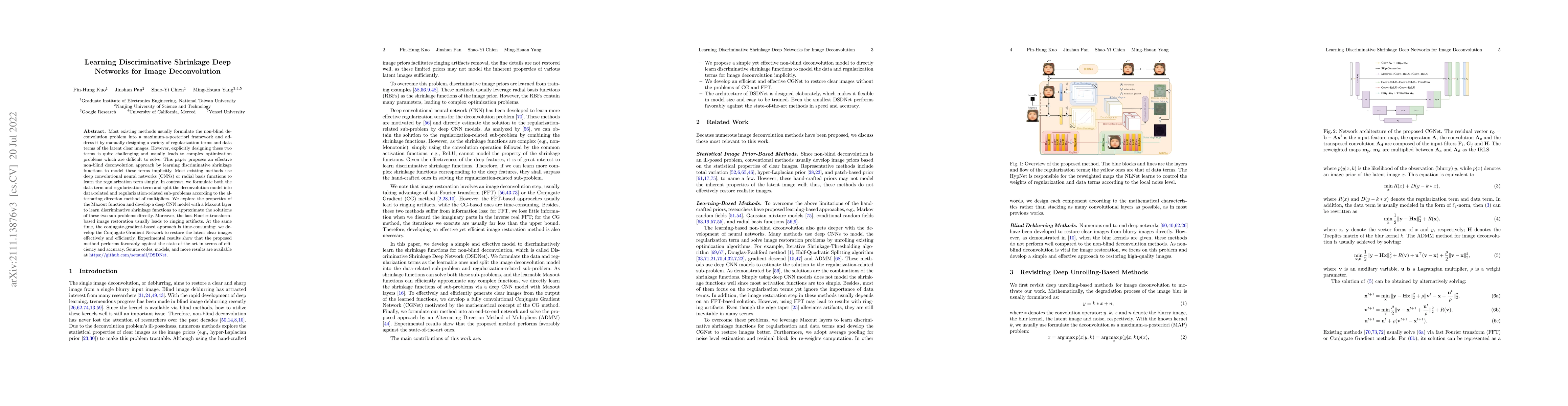 Thumbnail for Learning Discriminative Shrinkage Deep Networks for Image Deconvolution