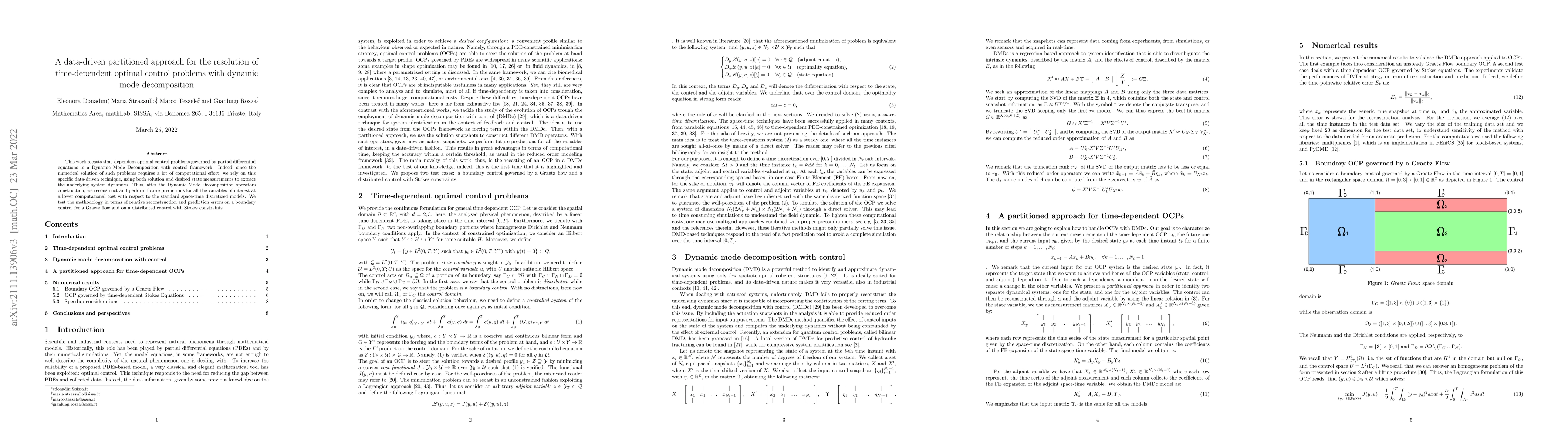 Thumbnail for A data-driven partitioned approach for the resolution of time-dependent
  optimal control problems with dynamic mode decomposition
