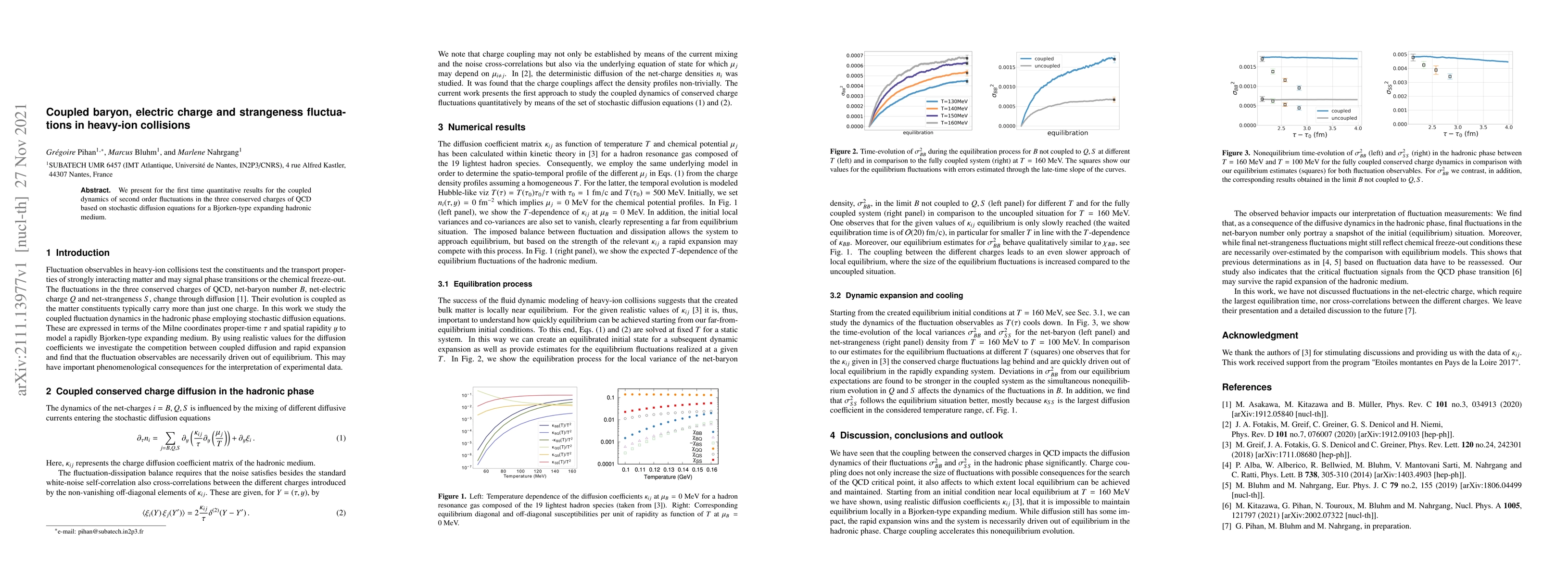 Thumbnail for Coupled baryon, electric charge and strangeness fluctuations in
  heavy-ion collisions