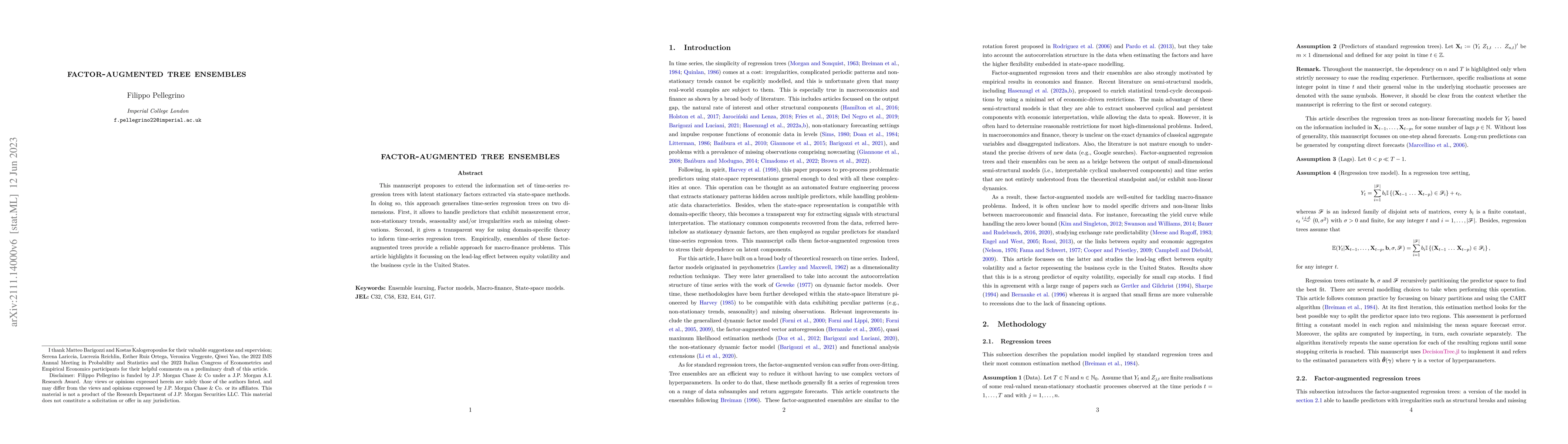 Thumbnail for Factor-augmented tree ensembles