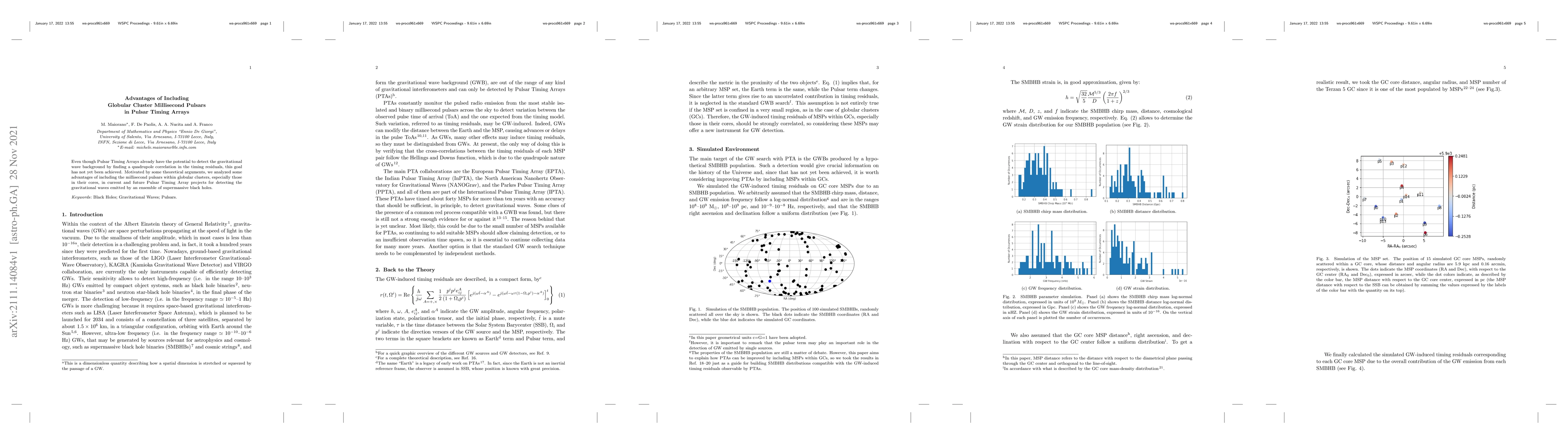 Thumbnail for Advantages of Including Globular Cluster Millisecond Pulsars in Pulsar
  Timing Arrays