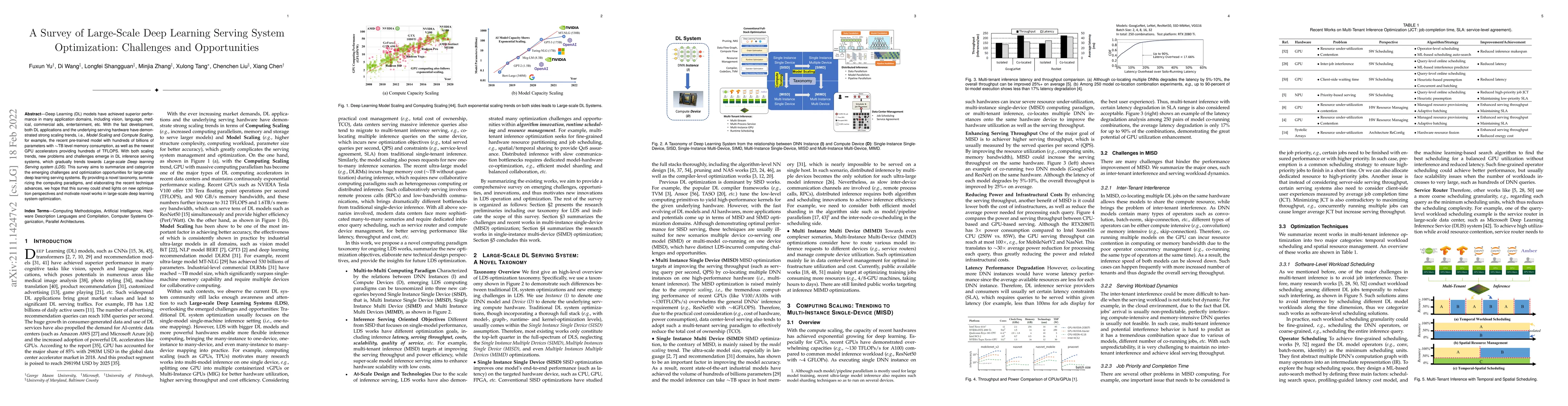 Thumbnail for A Survey of Large-Scale Deep Learning Serving System Optimization:
  Challenges and Opportunities