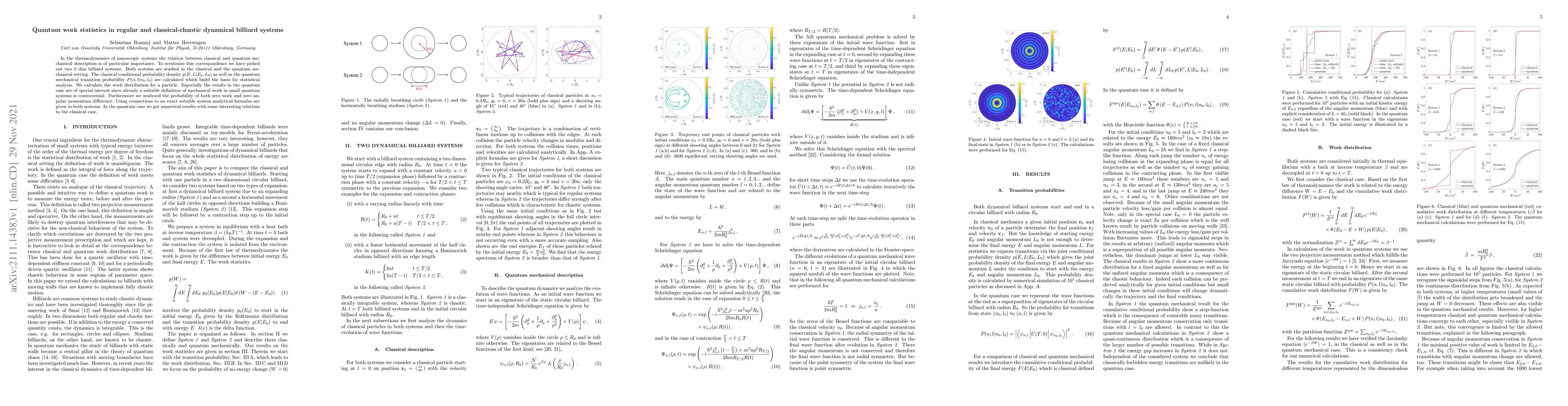Thumbnail for Quantum work statistics in regular and classical-chaotic dynamical
  billiard systems