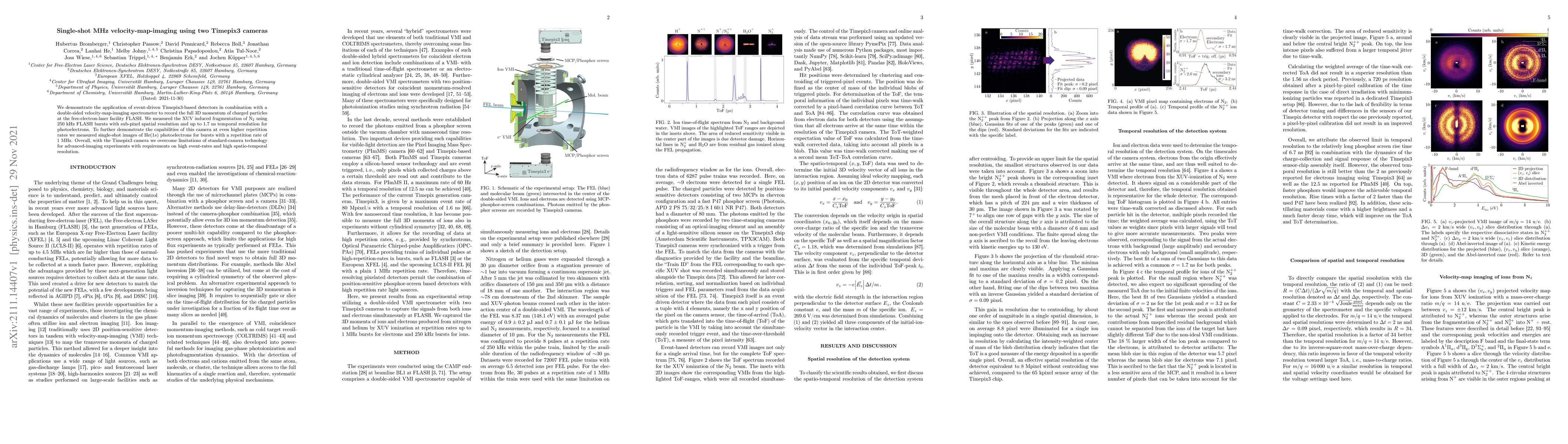 Thumbnail for Single-shot MHz velocity-map-imaging using two Timepix3 cameras