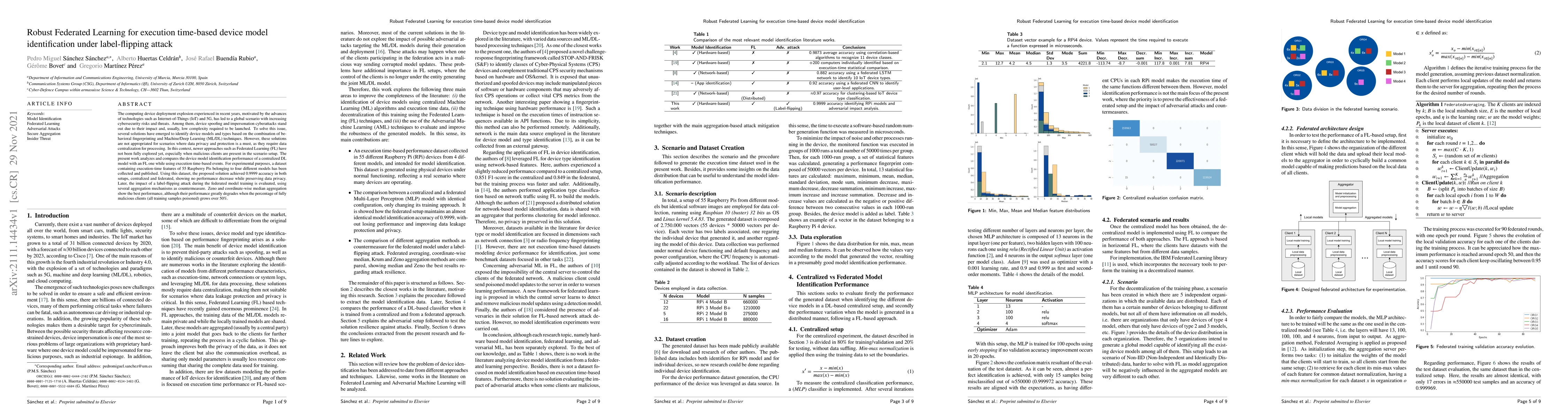 Thumbnail for Robust Federated Learning for execution time-based device model
  identification under label-flipping attack