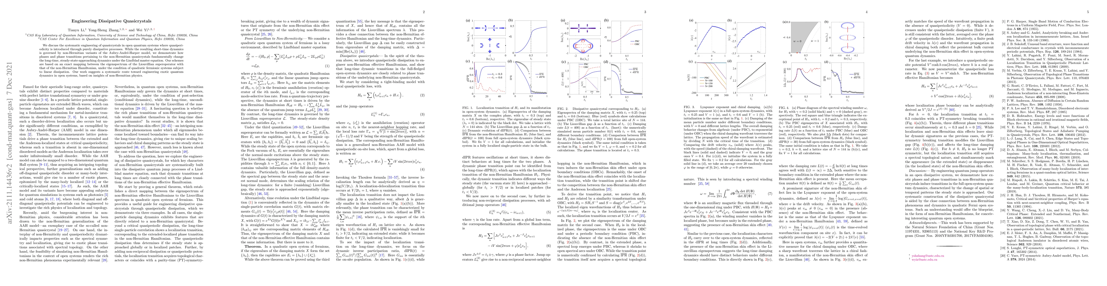 Thumbnail for Engineering Dissipative Quasicrystals