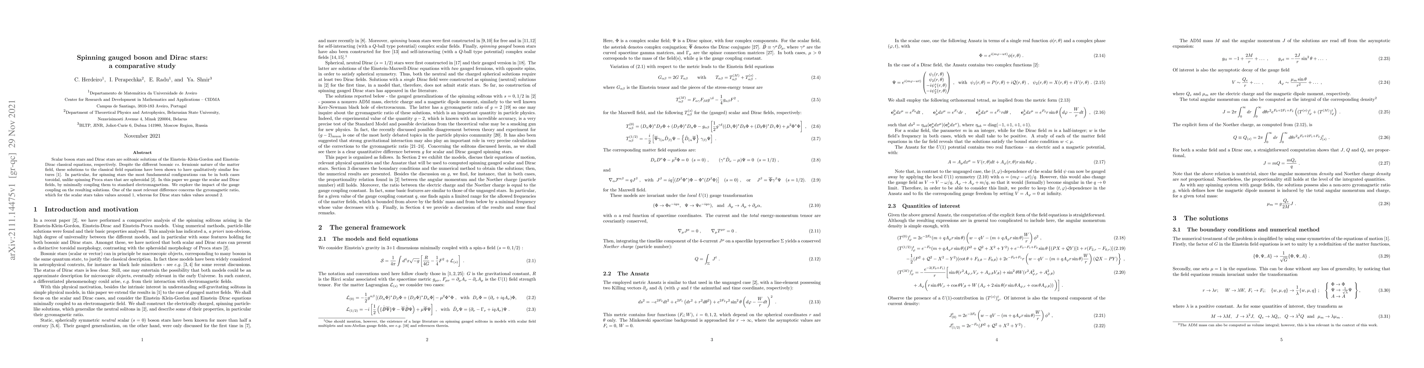Thumbnail for Spinning gauged boson and Dirac stars: a comparative study