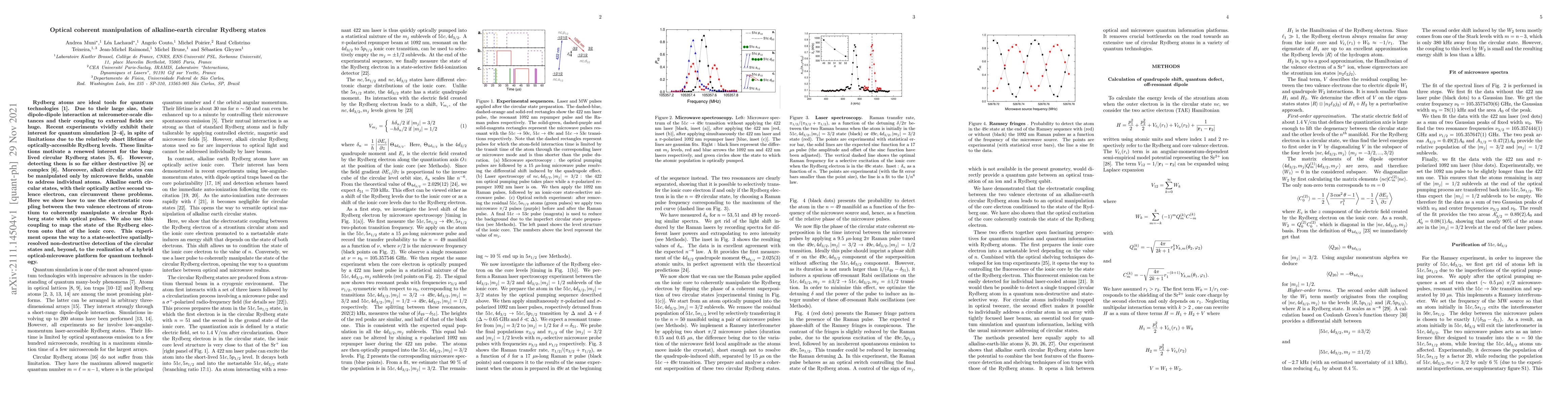 Thumbnail for Optical coherent manipulation of alkaline-earth circular Rydberg states