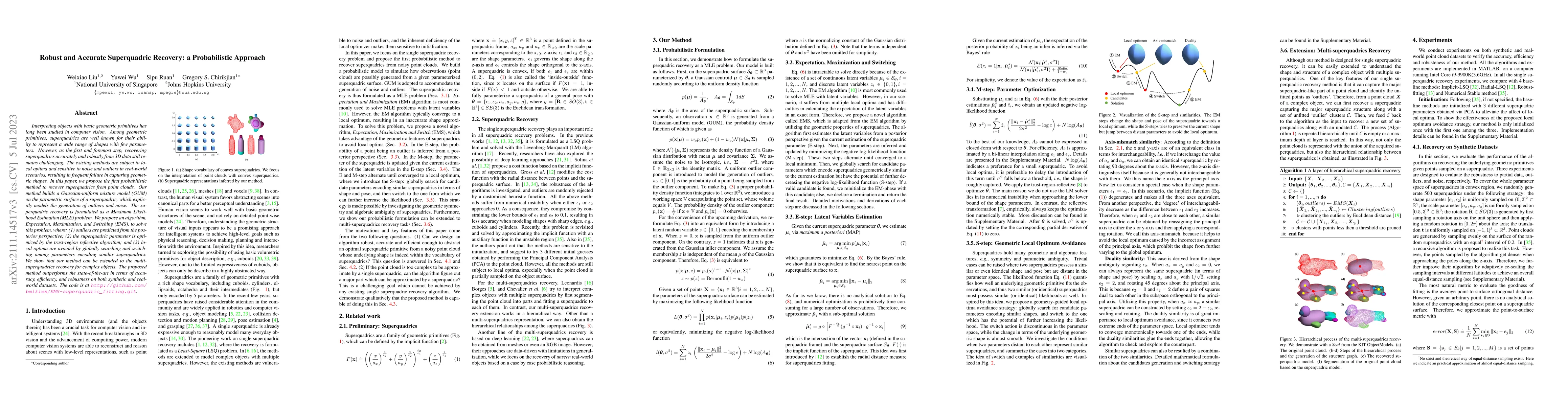 Thumbnail for Robust and Accurate Superquadric Recovery: a Probabilistic Approach