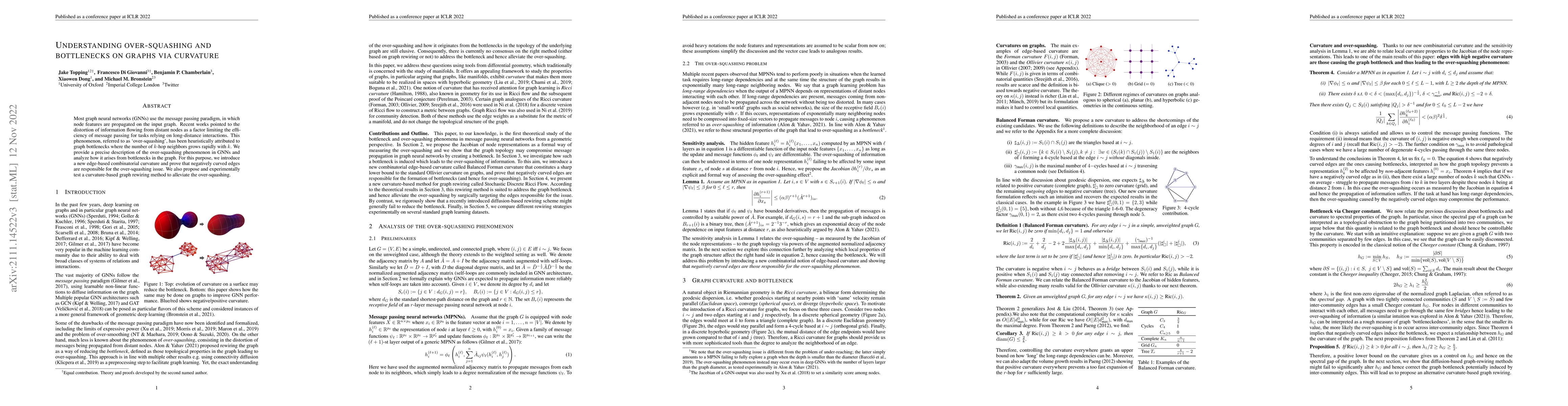 Thumbnail for Understanding over-squashing and bottlenecks on graphs via curvature