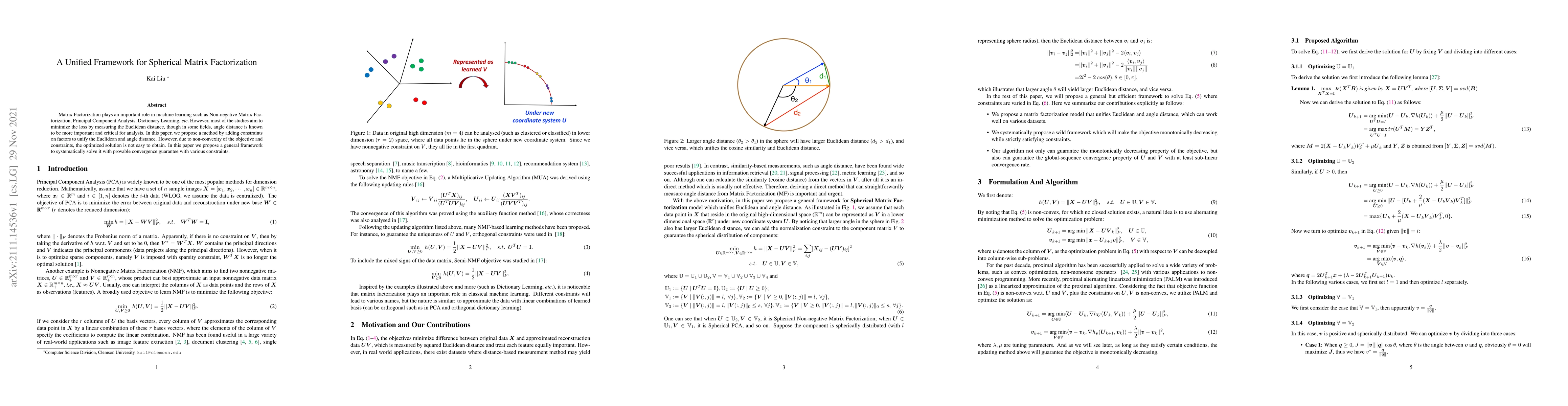 Thumbnail for Spherical Matrix Factorization