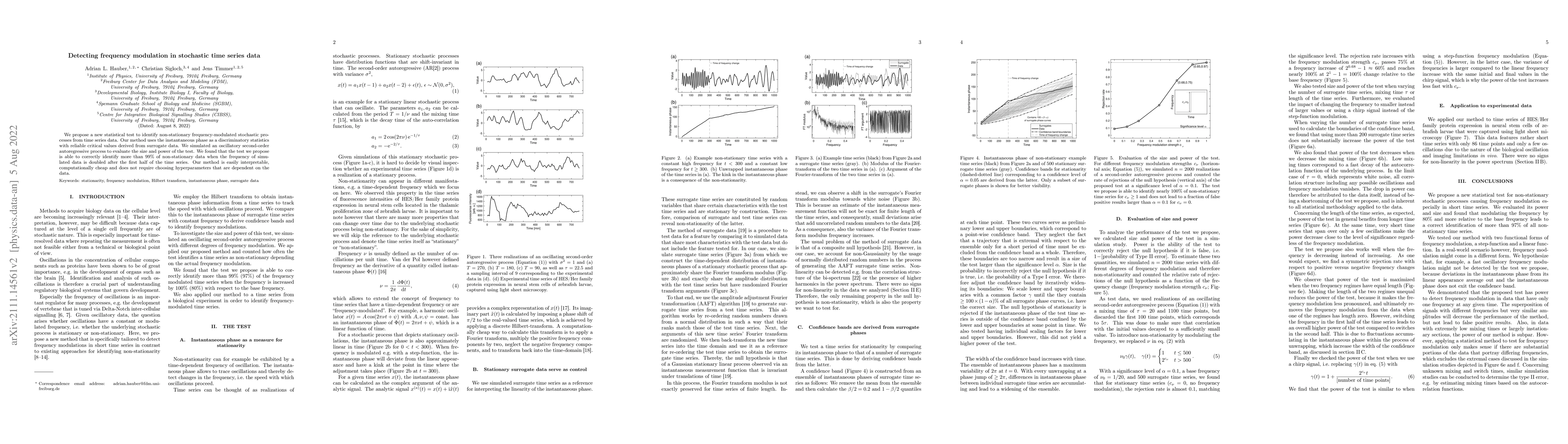 Thumbnail for Detecting frequency modulation in stochastic time series data