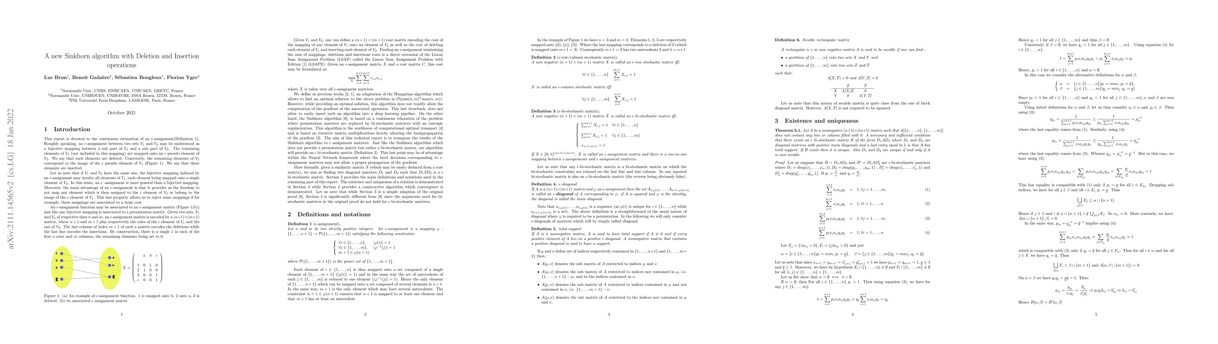 Thumbnail for A new Sinkhorn algorithm with Deletion and Insertion operations