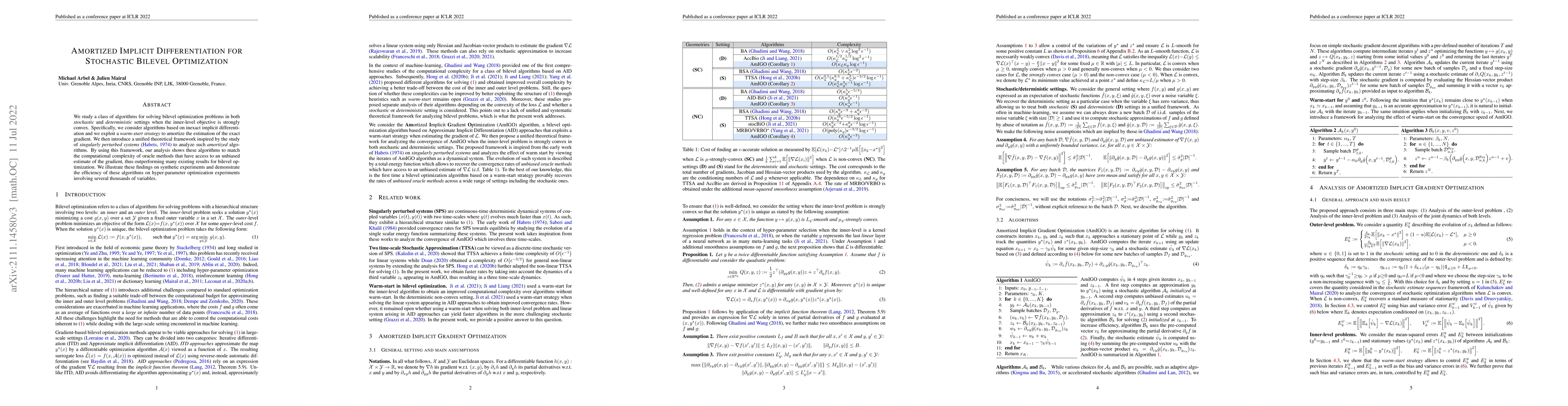 Thumbnail for Amortized Implicit Differentiation for Stochastic Bilevel Optimization