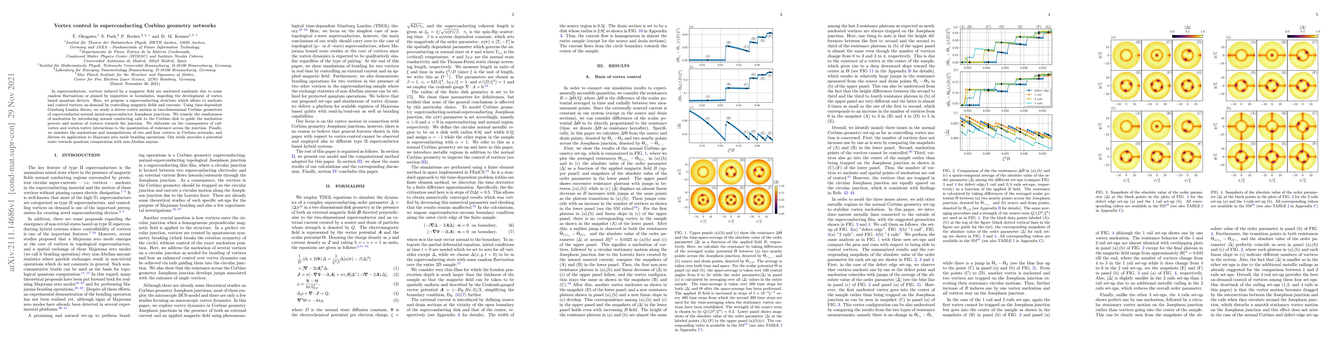 Thumbnail for Vortex control in superconducting Corbino geometry networks