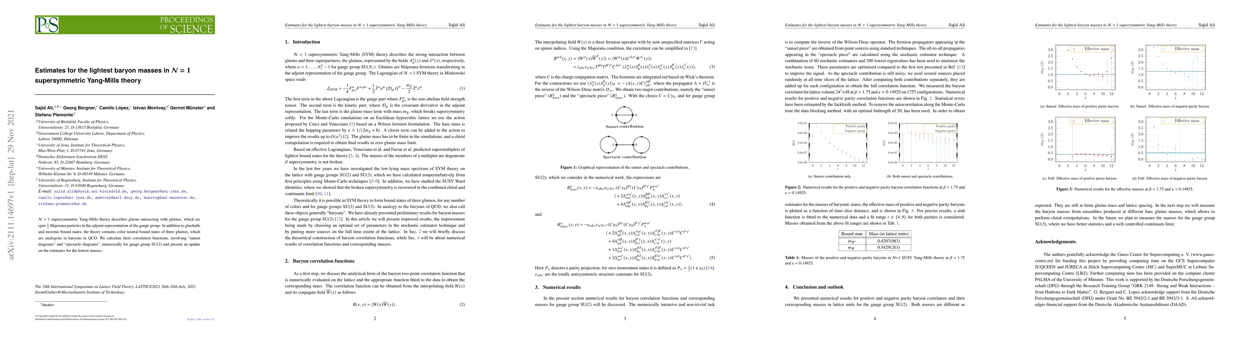 Thumbnail for Estimates for the lightest baryon masses in $\mathcal{N} = 1$
  supersymmetric Yang-Mills theory