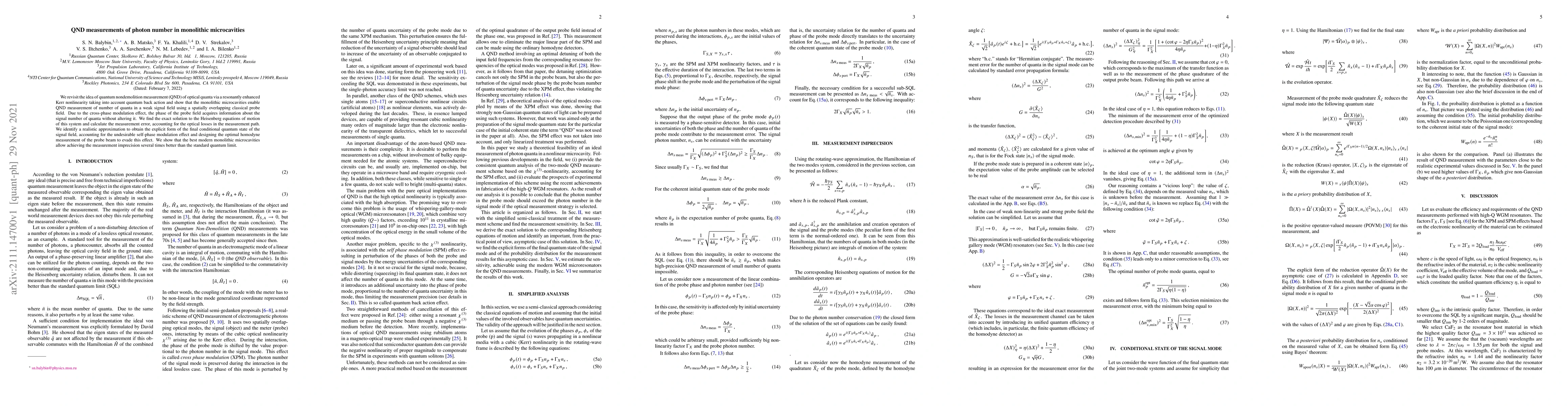 Thumbnail for QND measurements of photon number in monolithic microcavities