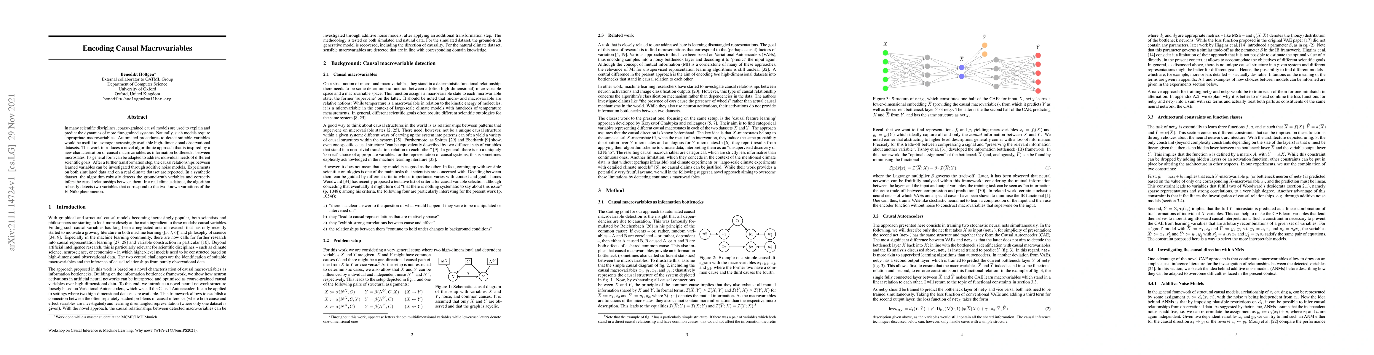Thumbnail for Encoding Causal Macrovariables