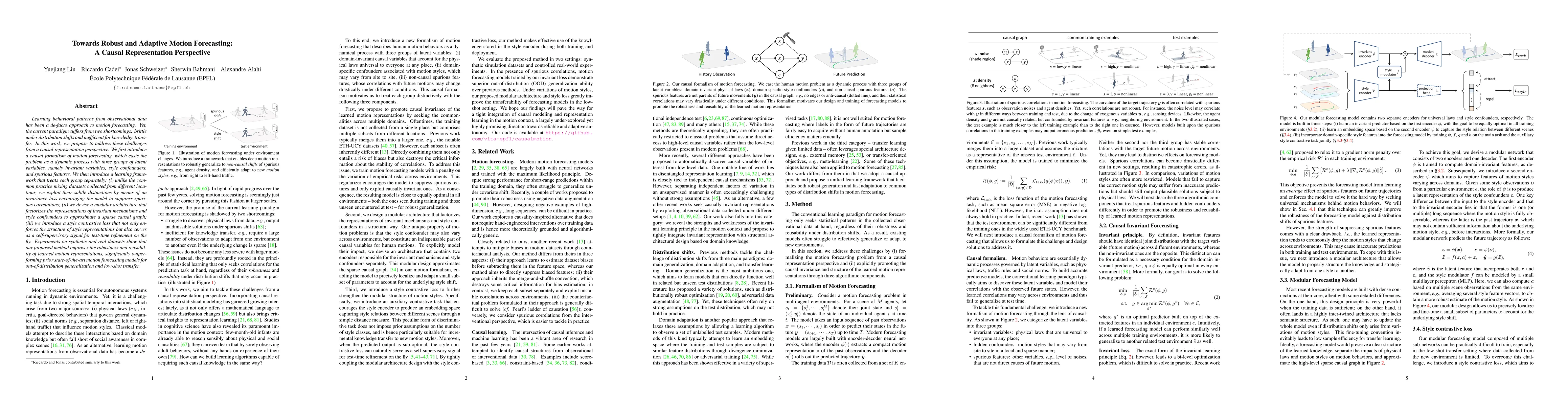 Thumbnail for Towards Robust and Adaptive Motion Forecasting: A Causal Representation
  Perspective
