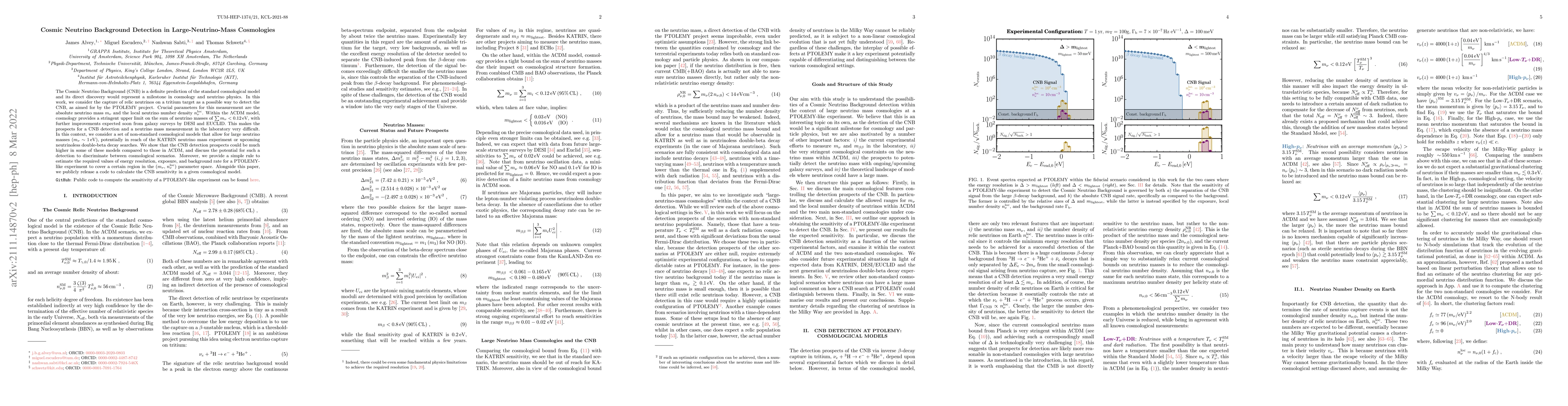 Thumbnail for Cosmic Neutrino Background Detection in Large-Neutrino-Mass Cosmologies