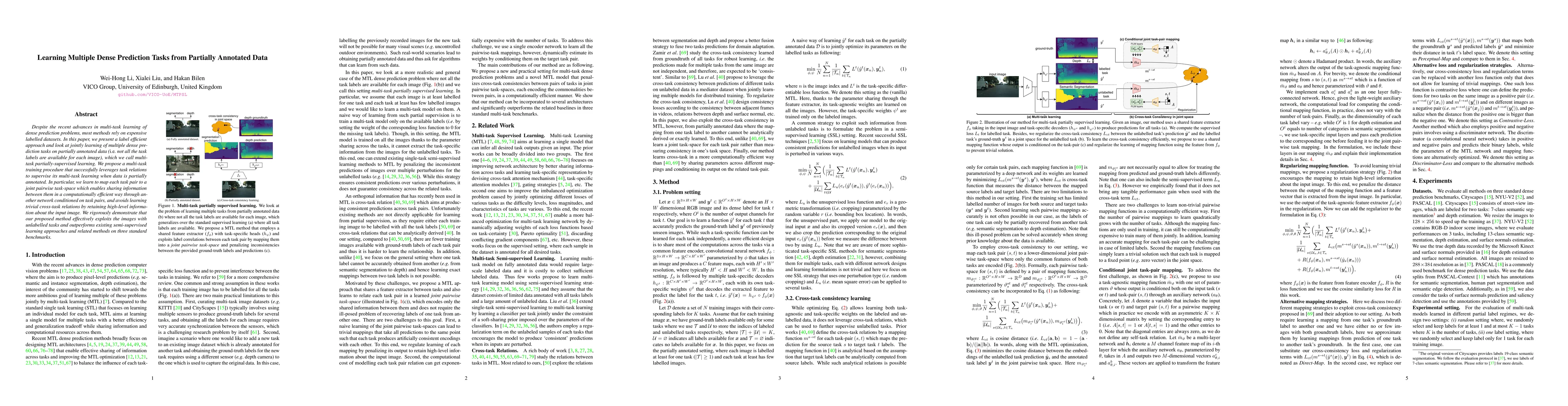 Thumbnail for Learning Multiple Dense Prediction Tasks from Partially Annotated Data