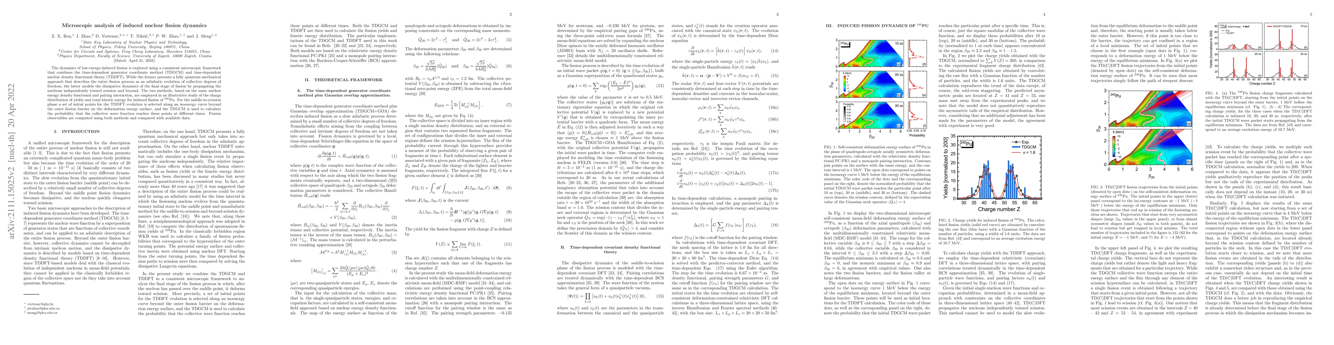Thumbnail for Microscopic analysis of induced nuclear fission dynamics