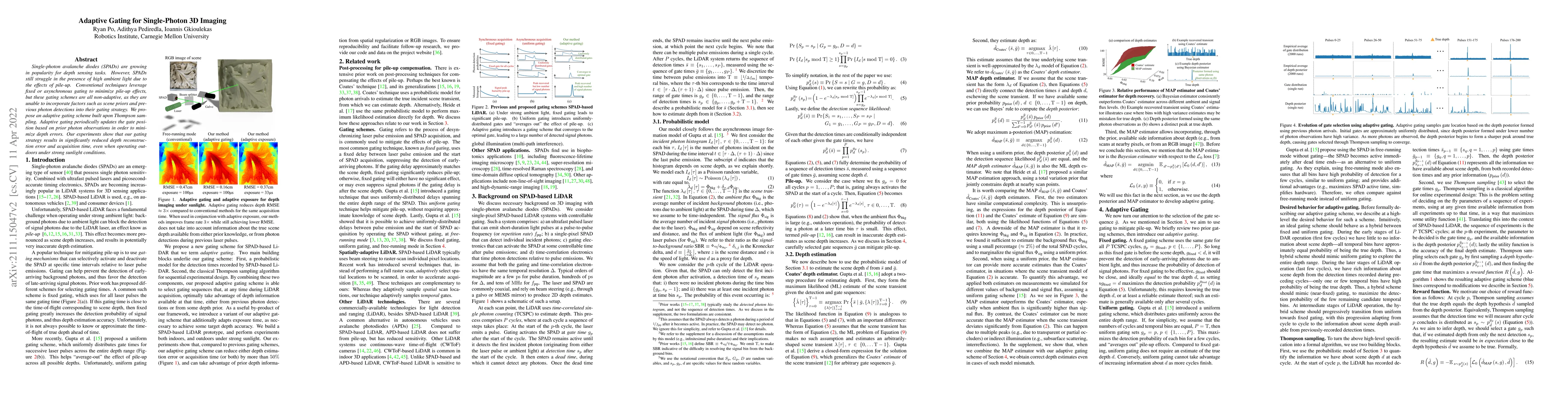 Thumbnail for Adaptive Gating for Single-Photon 3D Imaging
