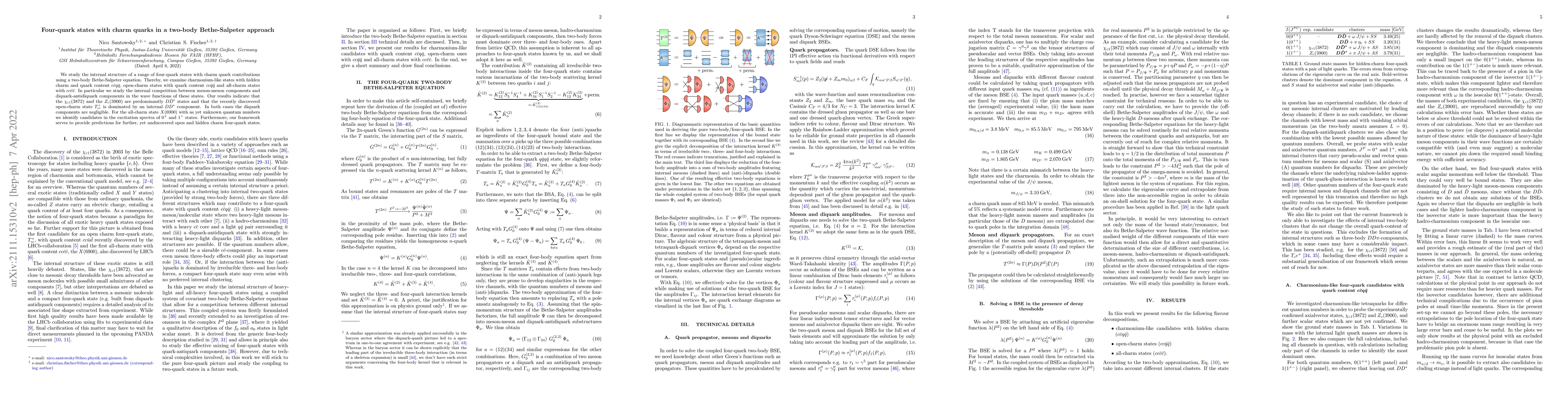 Thumbnail for Four-quark states with charm quarks in a two-body Bethe-Salpeter
  approach