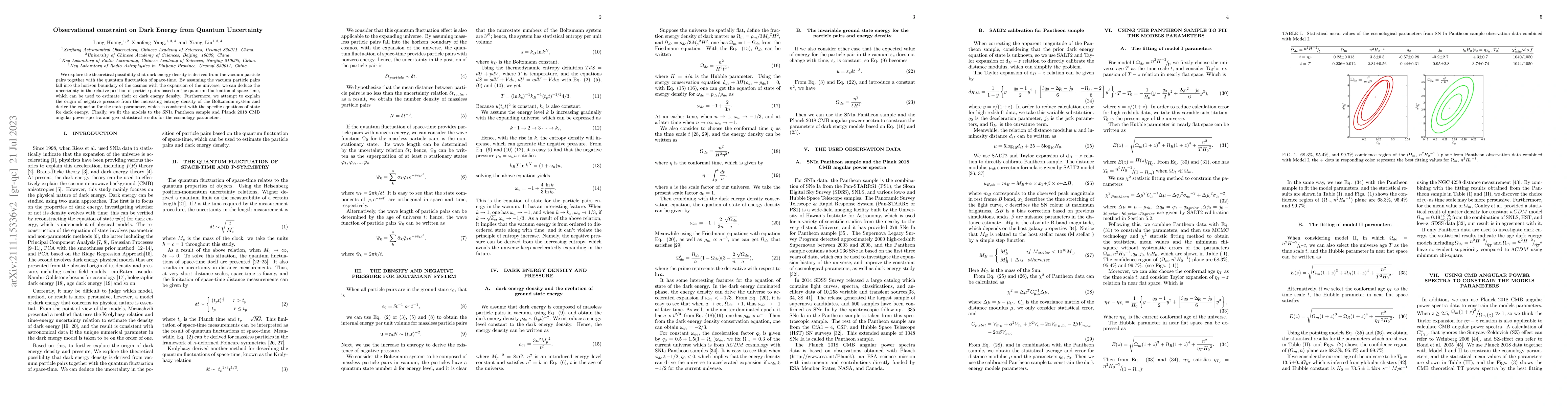 Thumbnail for Observational constraint on Dark Energy from Quantum Uncertainty