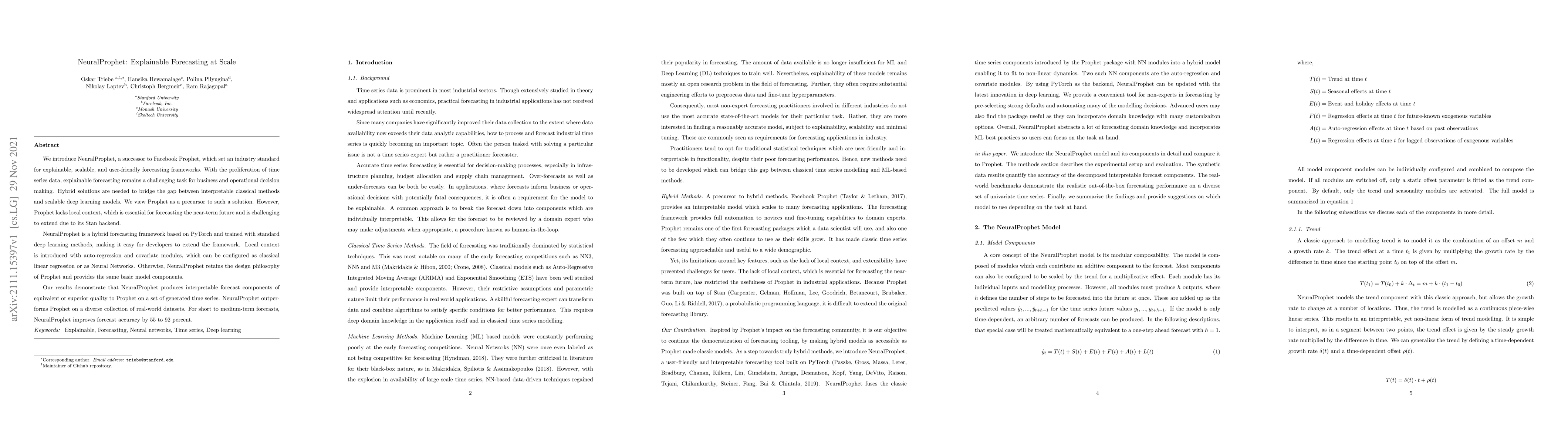 Thumbnail for NeuralProphet: Explainable Forecasting at Scale